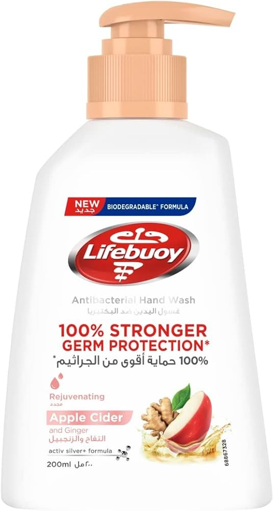 Lifebuoy Antibacterial & Rejuvenating Hand Wash with Apple Cider & Ginger Extract_0