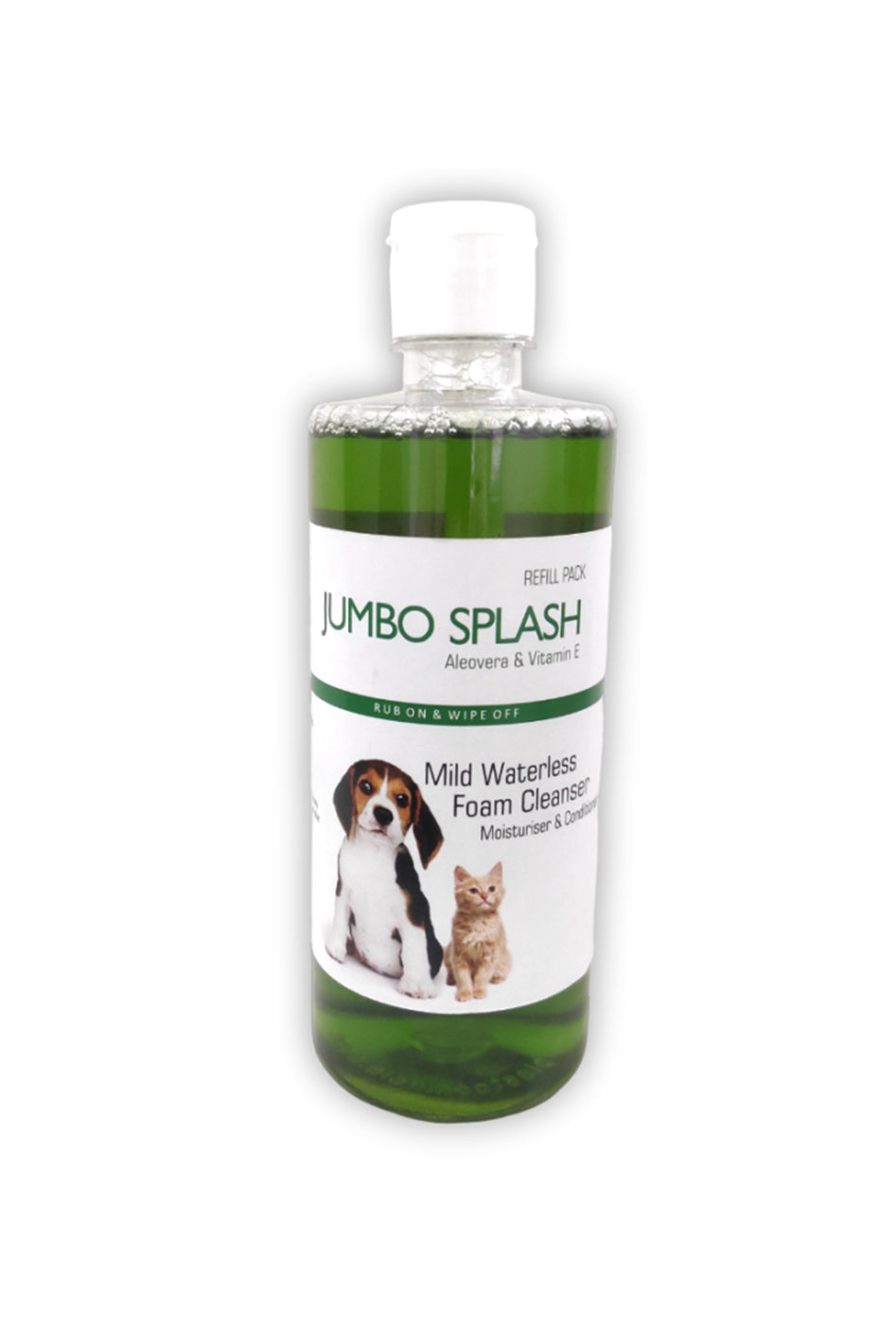 Jumbo Splash: Waterless Cleanser (Aloe vera & Vitamin E) 220 ml