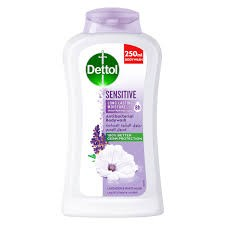 Dettol Sensitive Antibacterial Body Wash Lavender & White Musk Scent