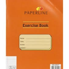 Paperline Orange Single Lined Exercise Book (50 Sheets)_0