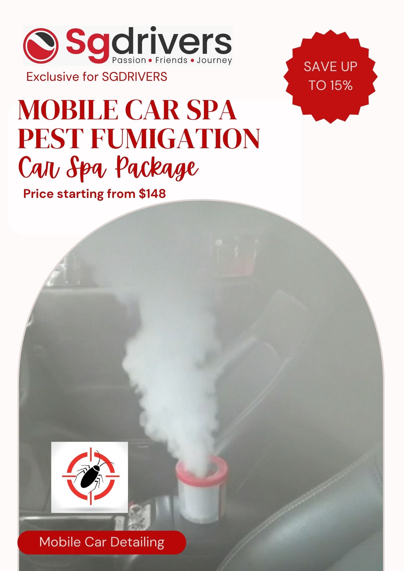 [SG Drivers Exclusive] Mobile Car Spa Premium Pest Fumigation_0