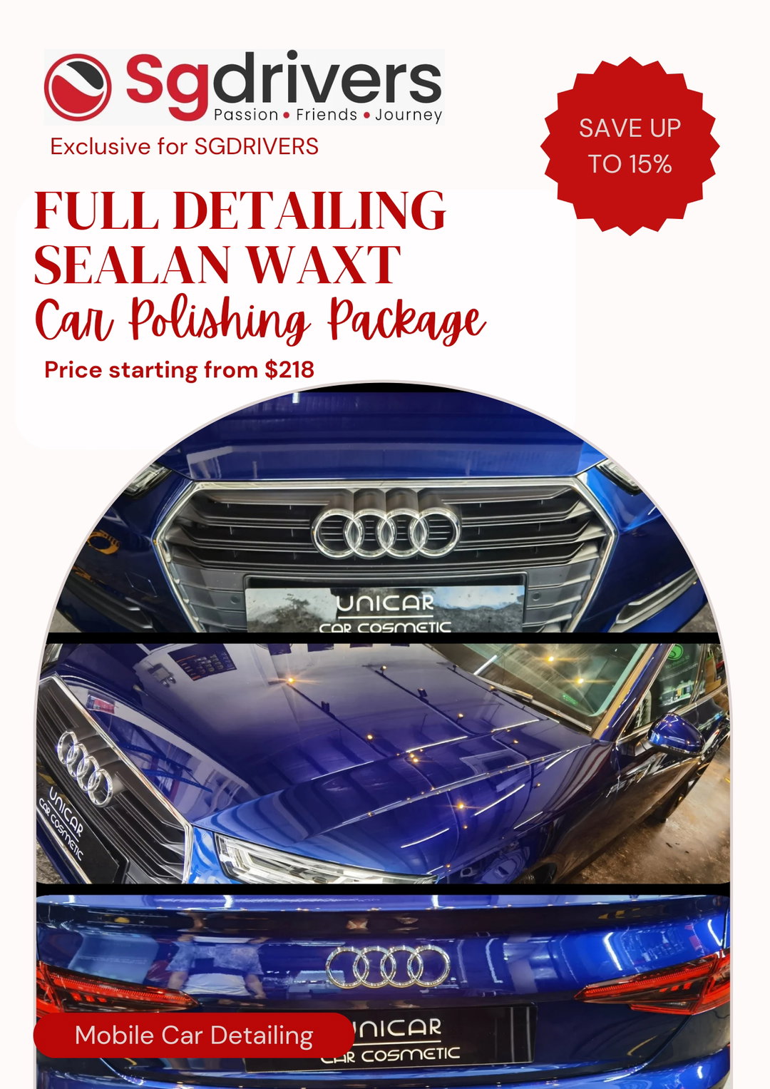 [SG Drivers Exclusive] Full Detailing Sealant Wax