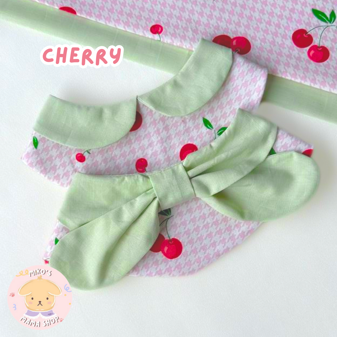 Cherry Ribbon Collar (Premium)