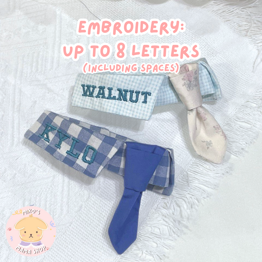Blue Chevron Necktie Collar (Premium)_1
