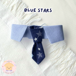 Blue Stars Necktie Collar (Premium)