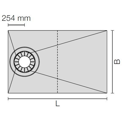 Kerdi Shower TS Sloped Tray For Off-Centre Drainage_1
