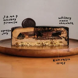 The Black Jack (Whisky Tiramisu with Jack Daniel No.7)	 黑杰克提拉米苏