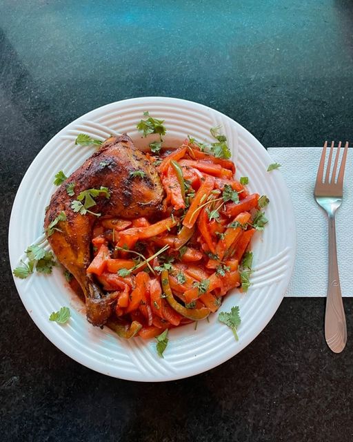 Chips Masala and Chicken🍟🍗