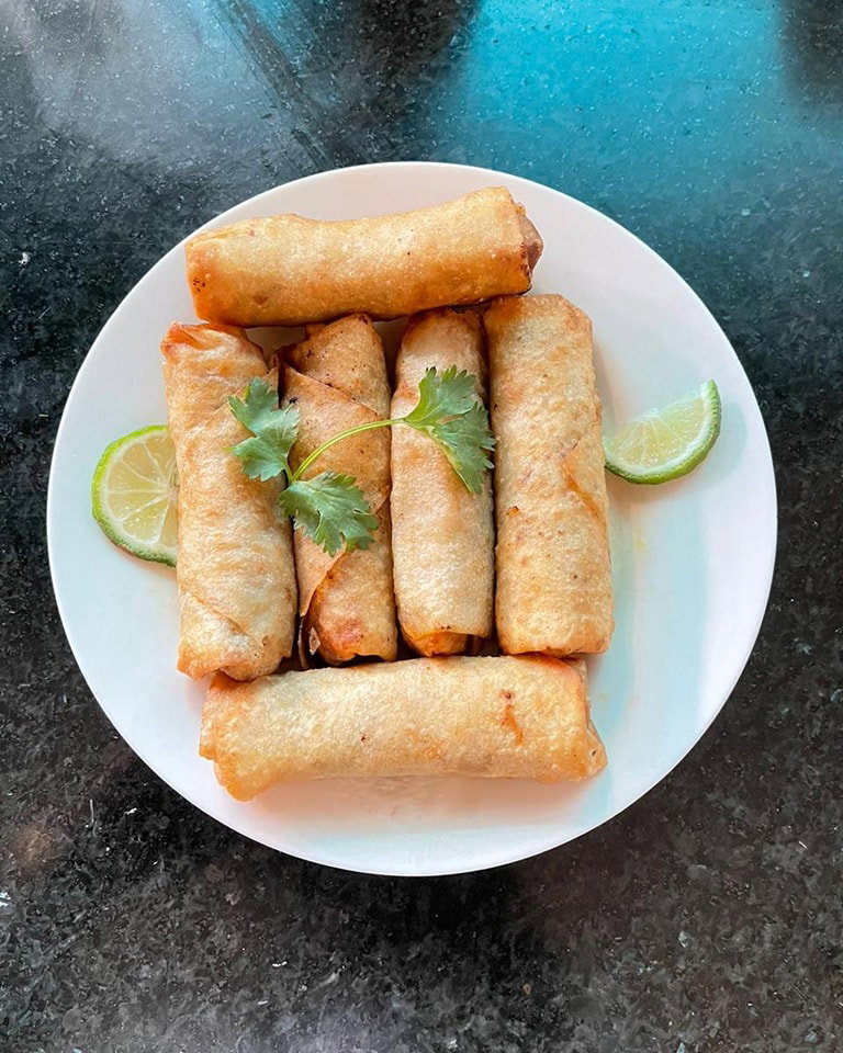  chicken Springrolls 🥐_0