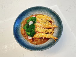 Ebi prawn curry rice bowl