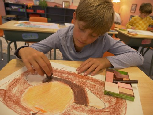 12 Skin Tones Block Crayons