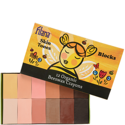 12 Skin Tones Block Crayons