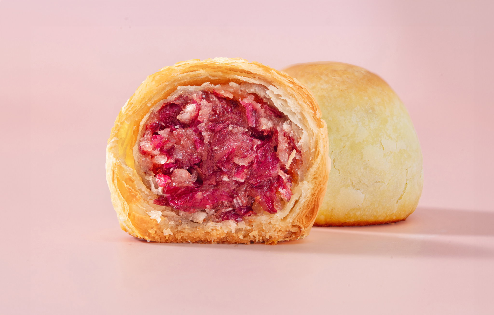 Coconut Paste Rose Pastry 椰蓉玫瑰花酥 6 x 50gm_0