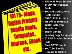 Ultimate Mega Digital Bundle | 100 TB+ Collection Of Data