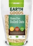 Earth Goods Organic 4 Cereal Flakes - vegan GMO free high fiber
