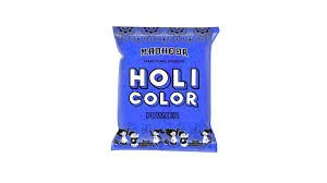 Madhoor Blue Holi Color Powder_0