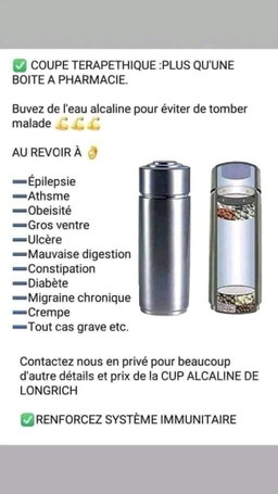 Gobelet alcalin Longrich 