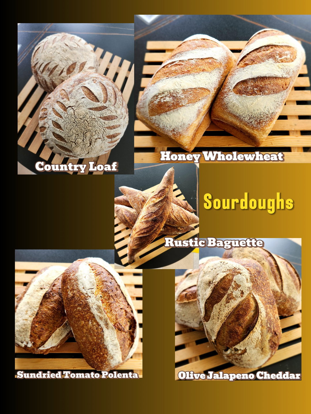 ASSORTED SOURDOUGHS