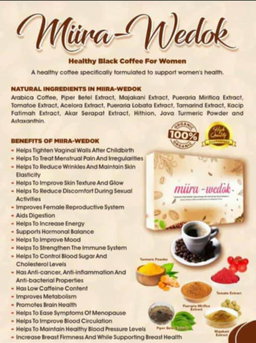 Health /Wellness MIra-Wedok - COFFEE Supplement for Women Only