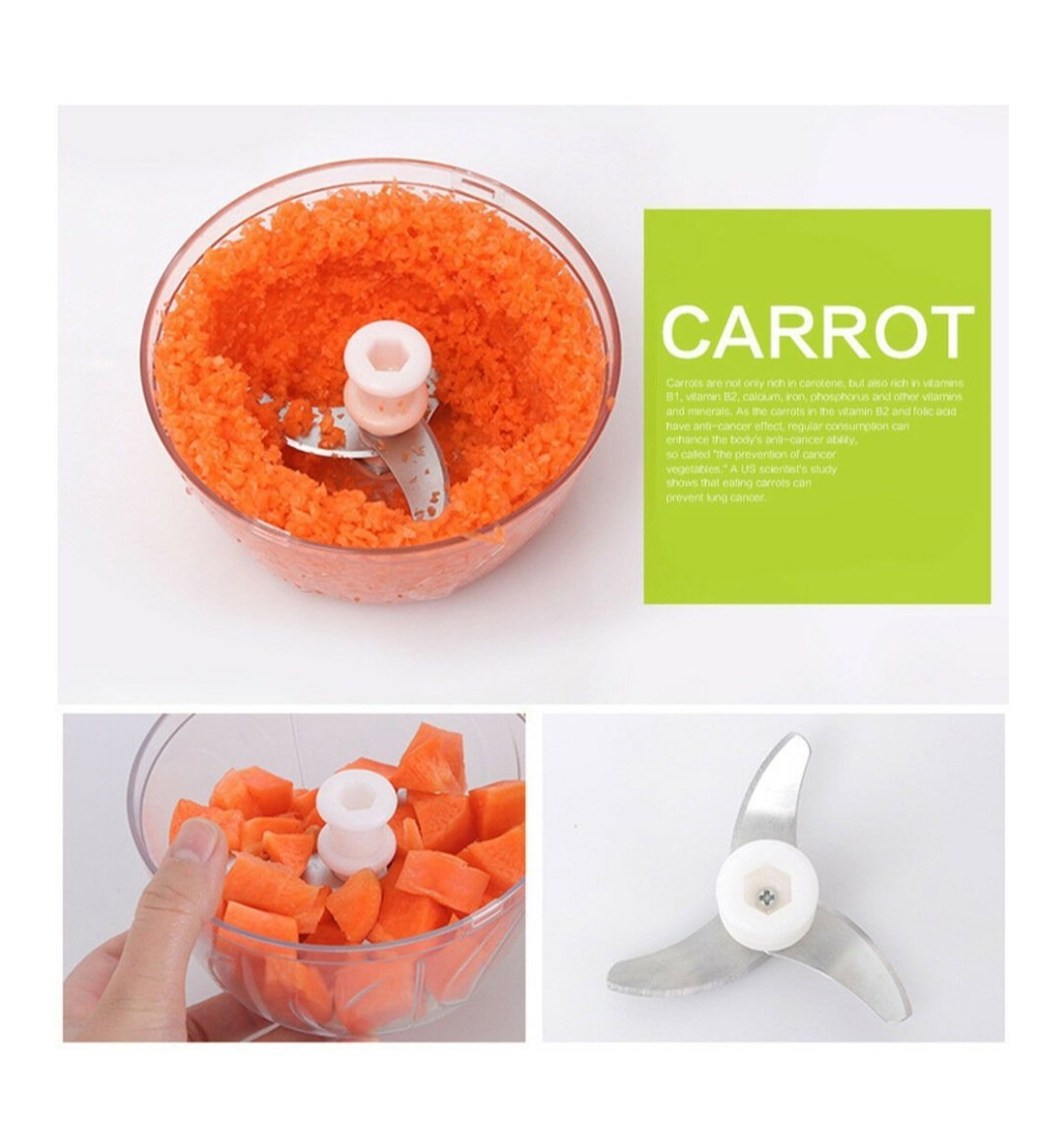 Easy Manual Spin Food Cutter_2