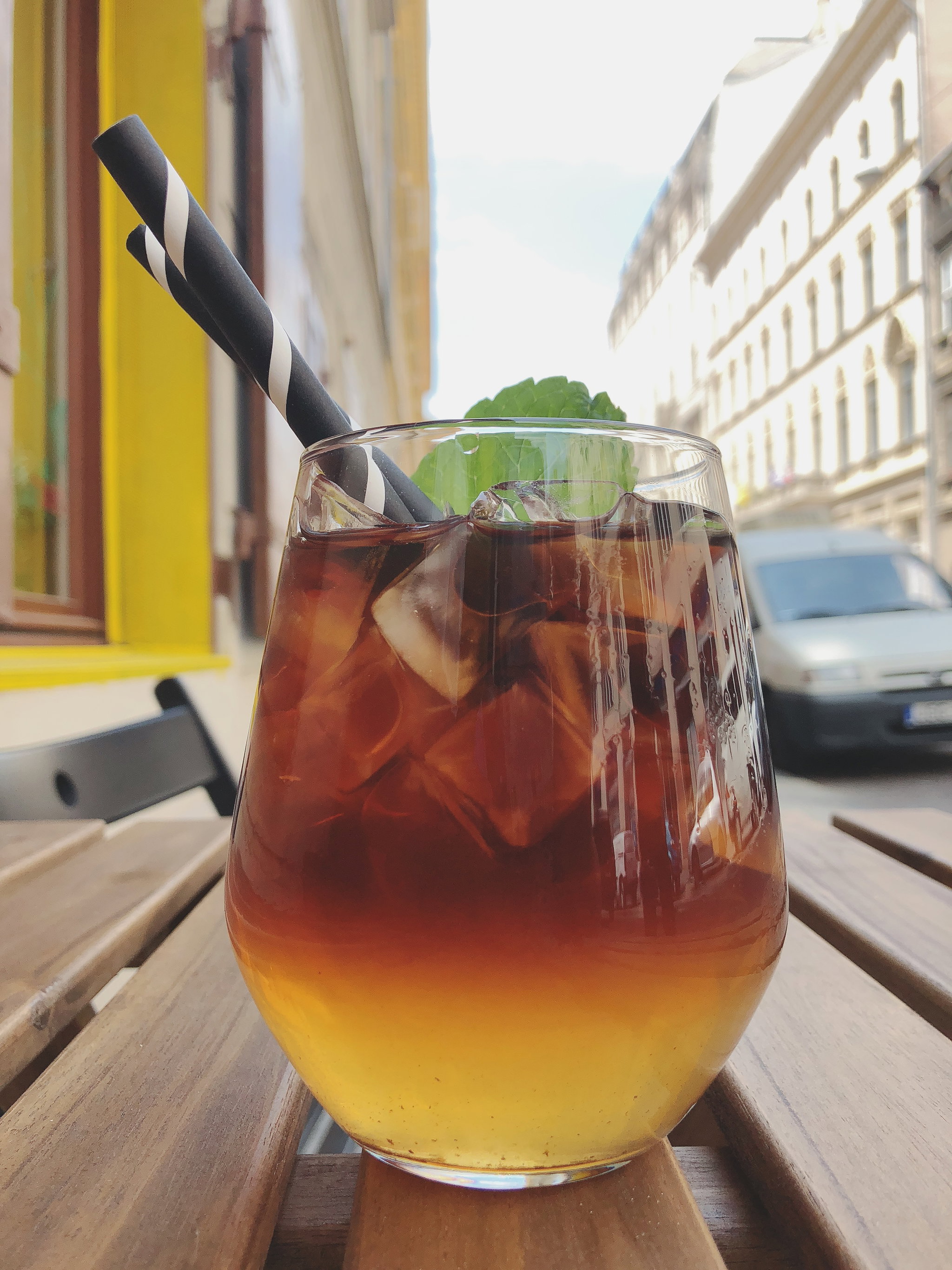 ICE-DRIPPED Jasmine Coffee with Pepper Mint_0