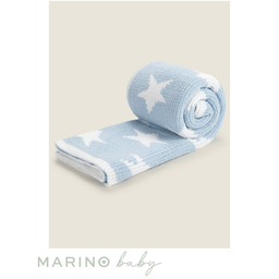 Blue Chenille Baby Blanket