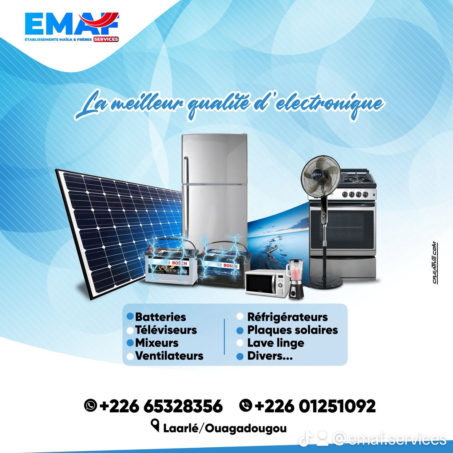 Ventes de matériaux électroniques 
