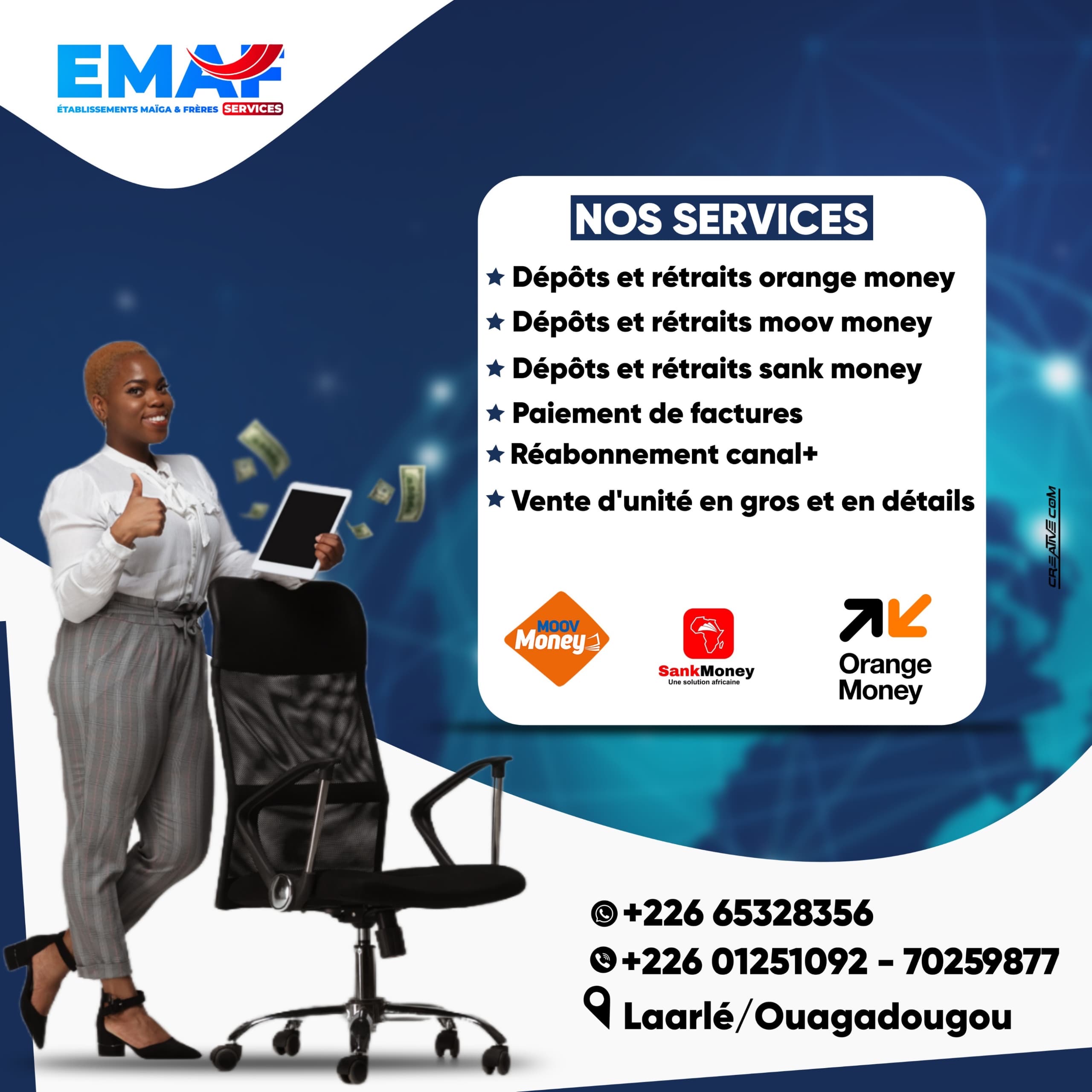 Services de transferts 