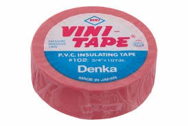Vini Red Insulating Tape (10ydx0.75 Inch) - lead free_0