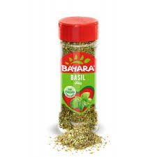 Bayara Dried Basil - no added artificial flavors no added artificial colorants no added artificial preservatives