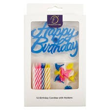 Assorted Happy Birthday Candle Set_0