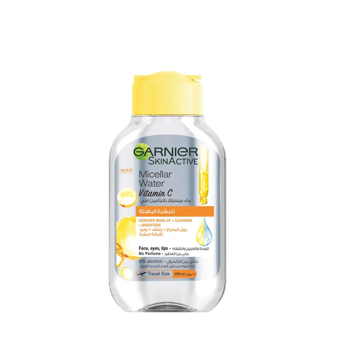 Garnier Skin Active Micellar Water with Vitamin C for All Skin Types - perfume free alcohol free
