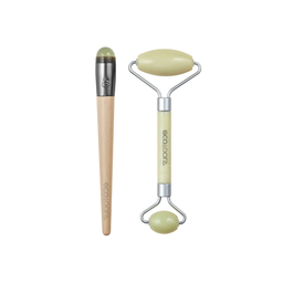 Jade Facial Roller and Eye Roller Duo