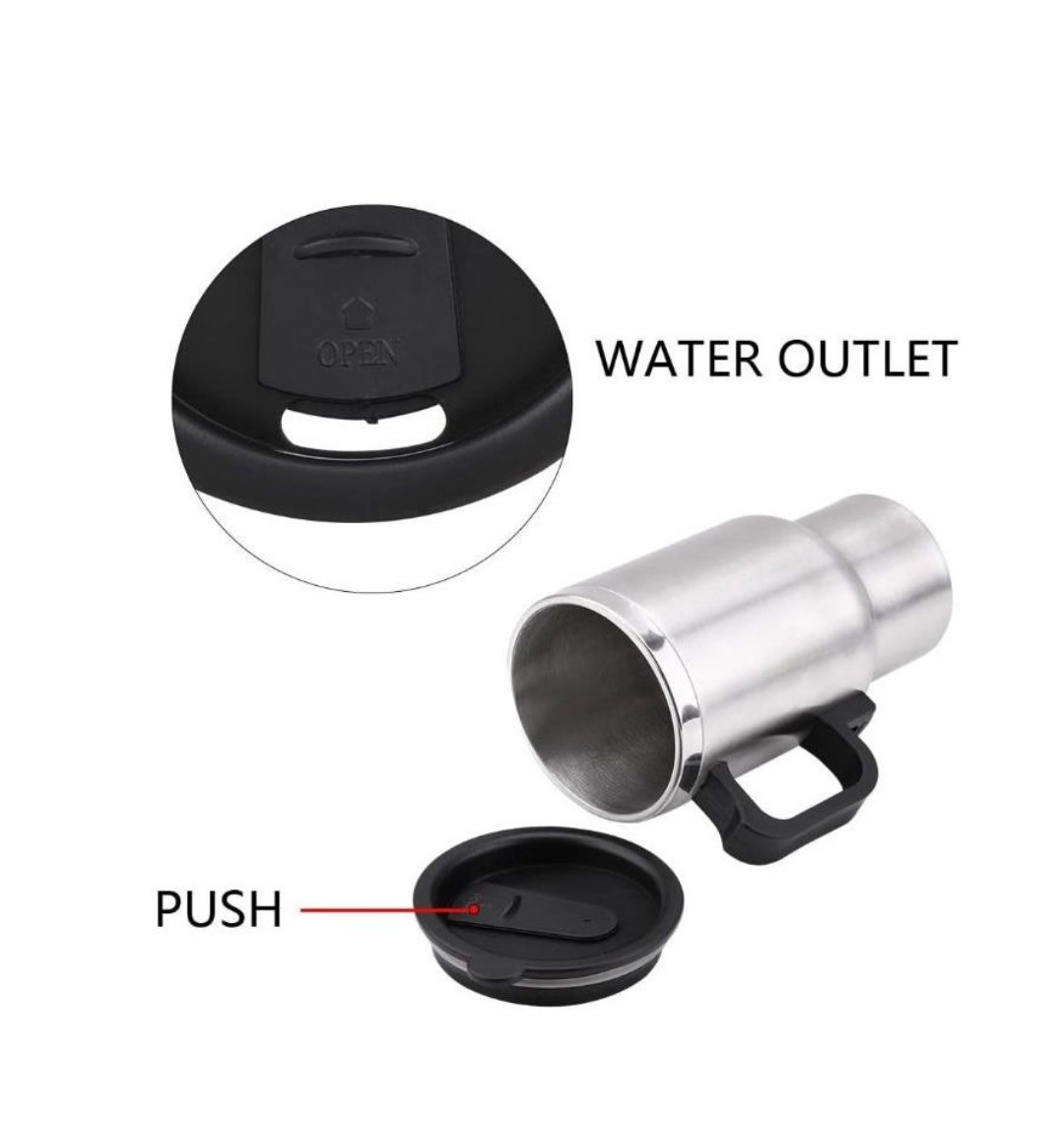 Stainless Steel Car Heated Travel Mug_1