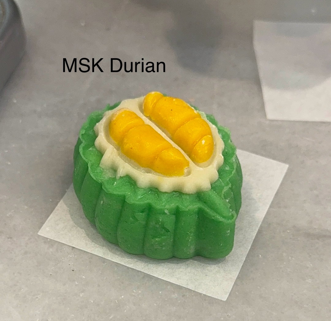 MSK Durian snow skin mooncakes 
