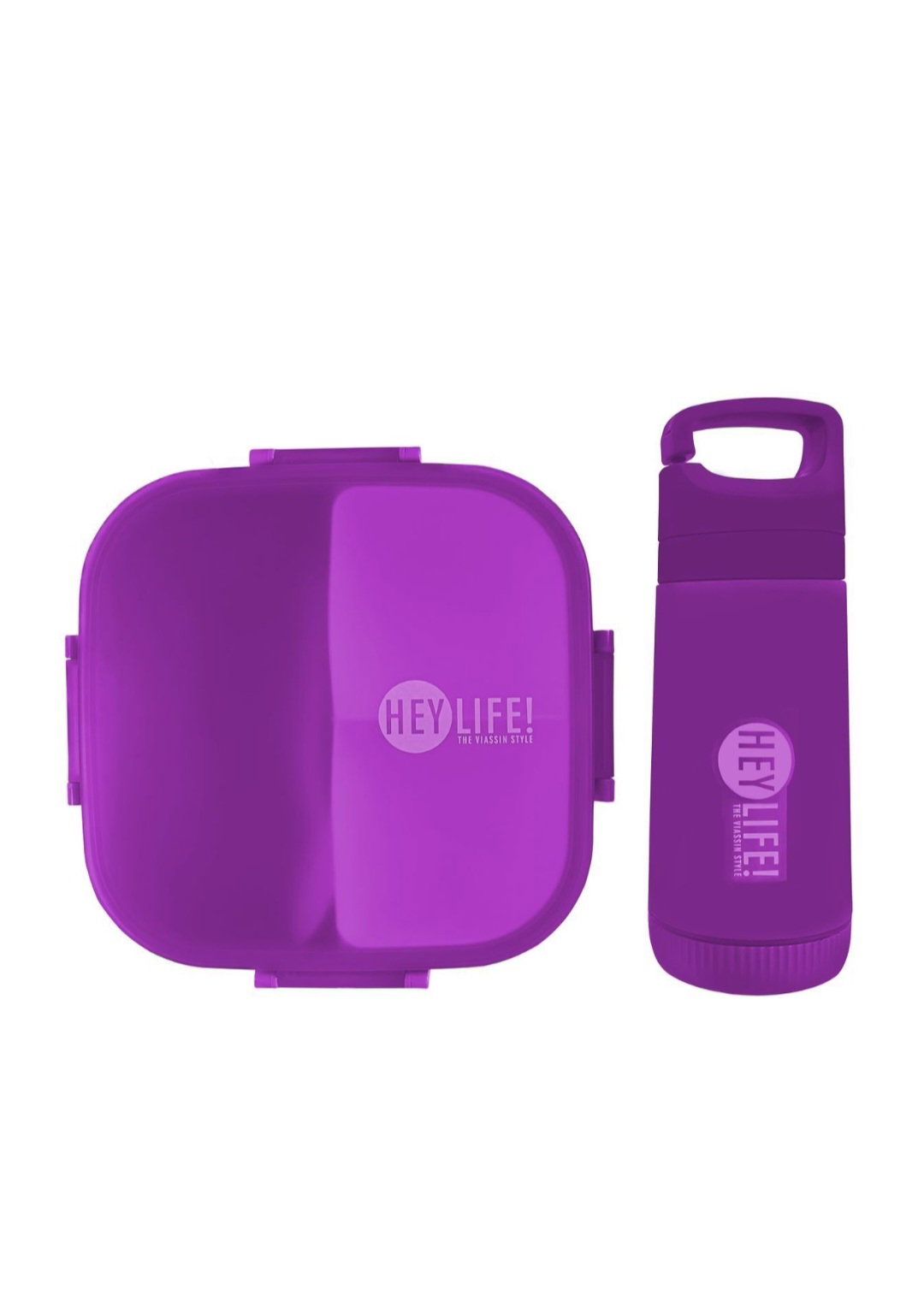  3 compartment Bento lunch box with  Water Bottle Set