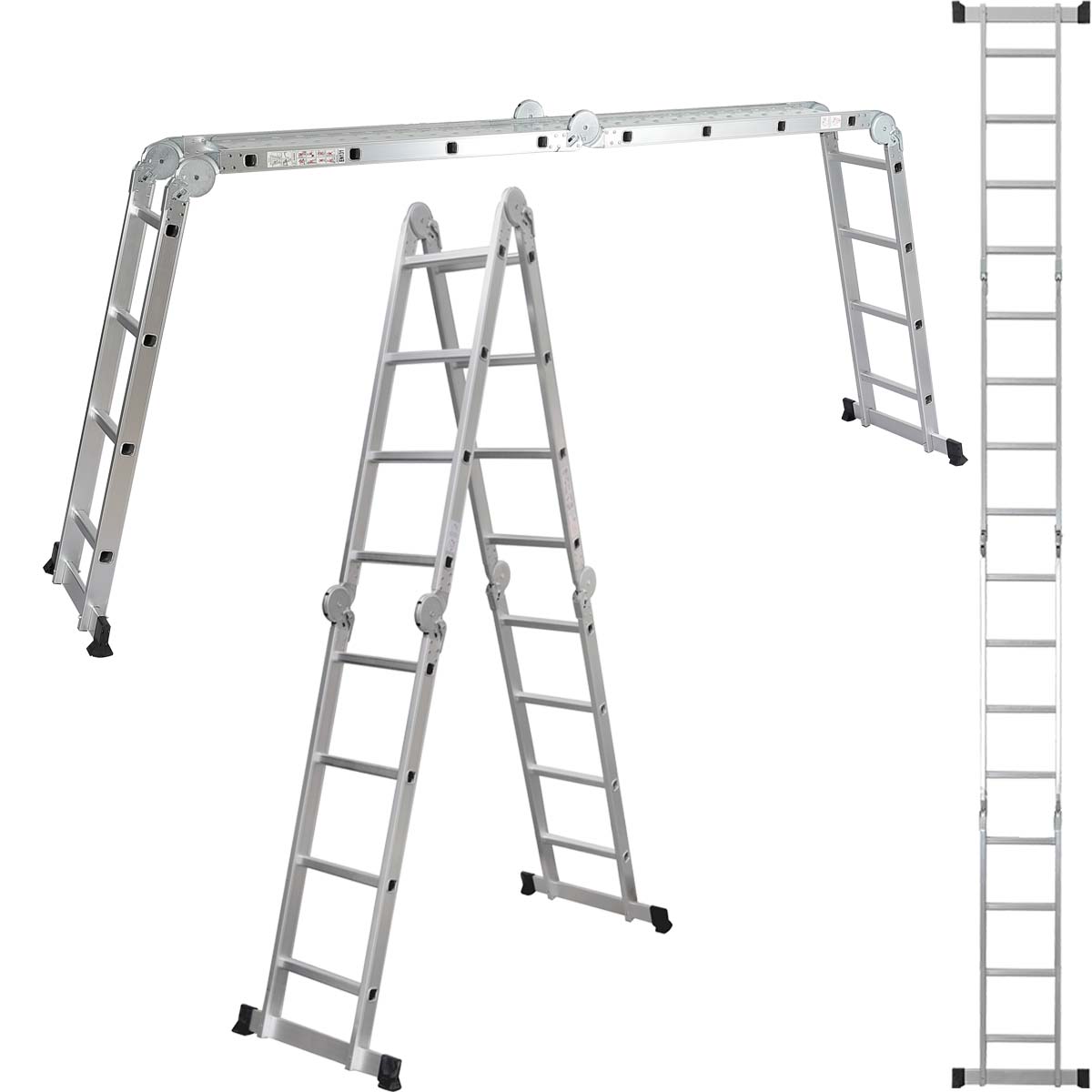 VOREL MULTIFUNCTION LADDER 4X4 4.6M_0