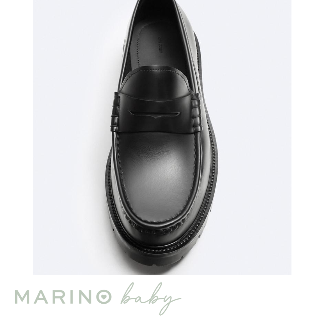 Zara Leather Loafers _1
