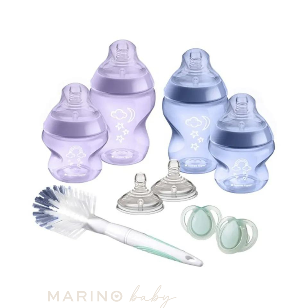 Tommee Tippee - Newborn Baby Bottle Starter Kit - Purple
