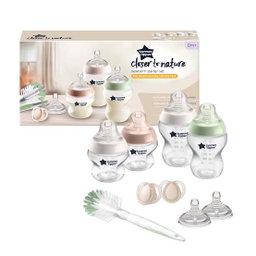 Tommee Tippee Closer to Nature Feeding Bottle Kit- Clear