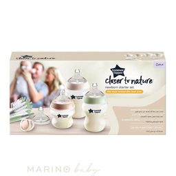 Tommee Tippee Closer to Nature Feeding Bottle Kit- Clear