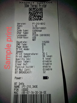 Thermal print bill rolls