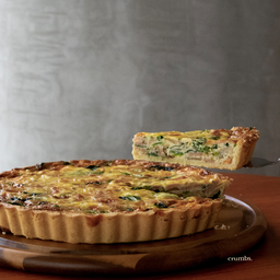 Spinach & Turkey Ham Tart