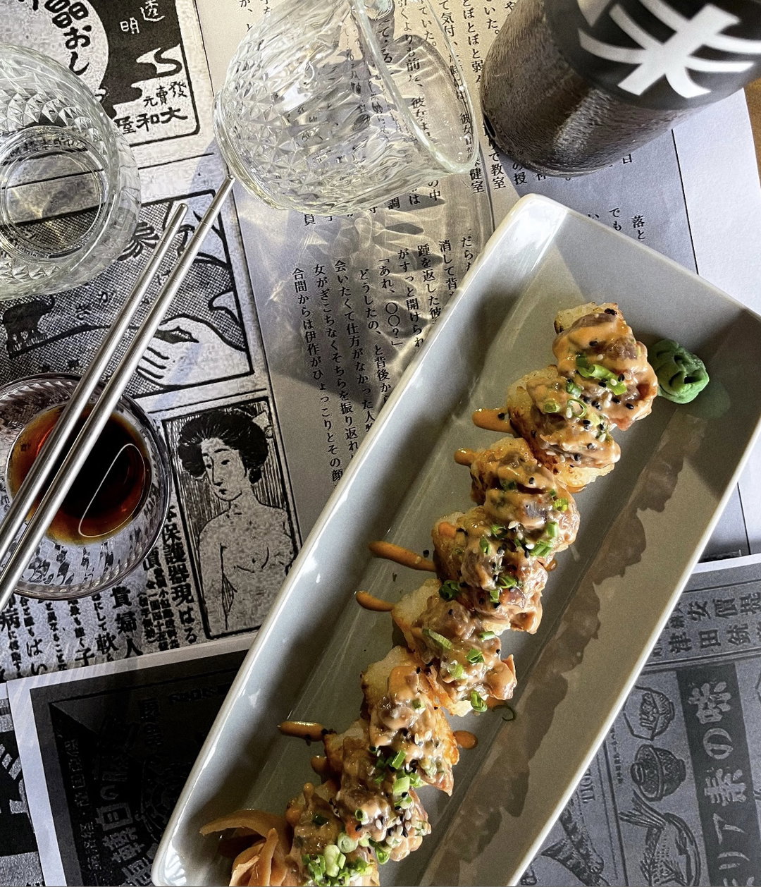 Crispy rice tuna