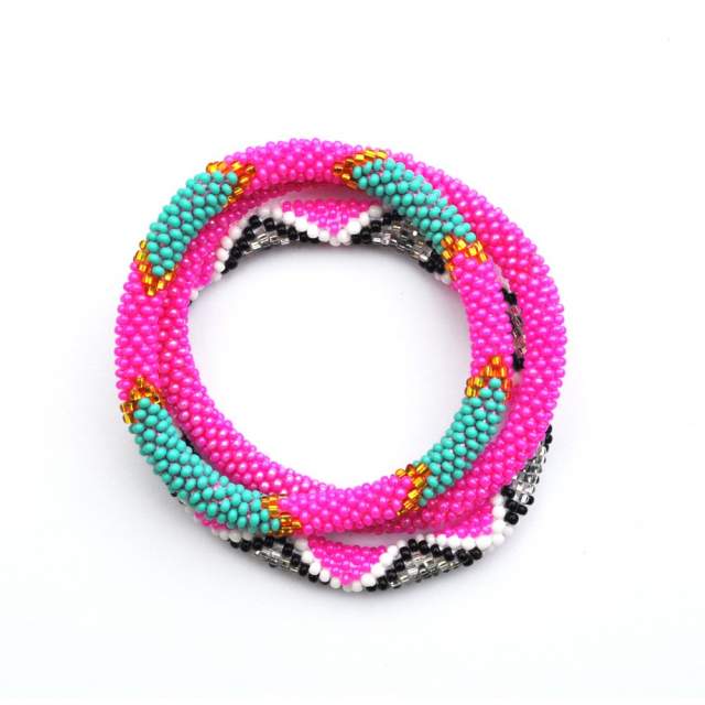 Glass Bead Bracelets Assorted