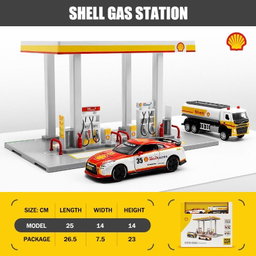 [Pre-Order] Shell Gas Station Assembly Set
