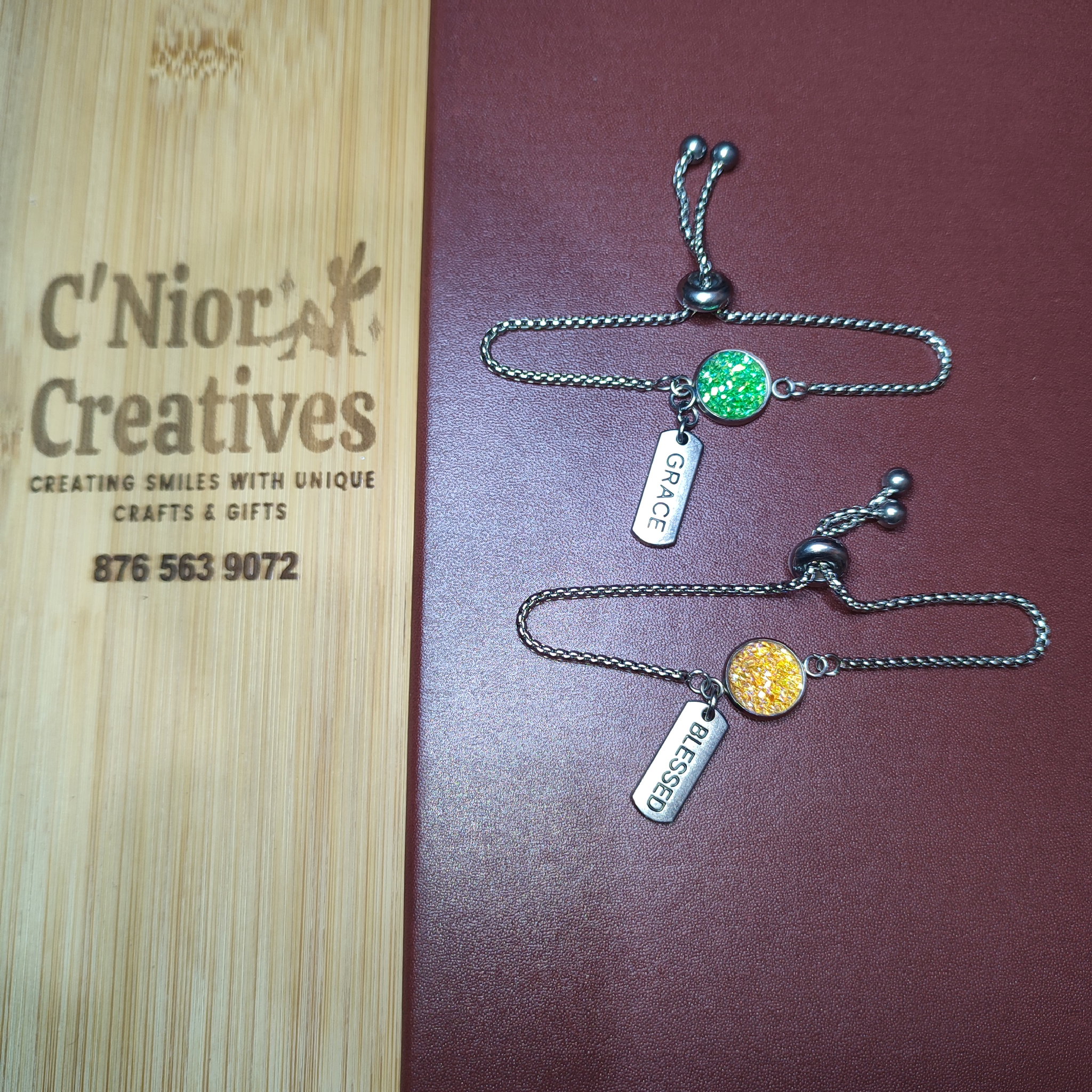Stainless Steel Stone Bracelets_0
