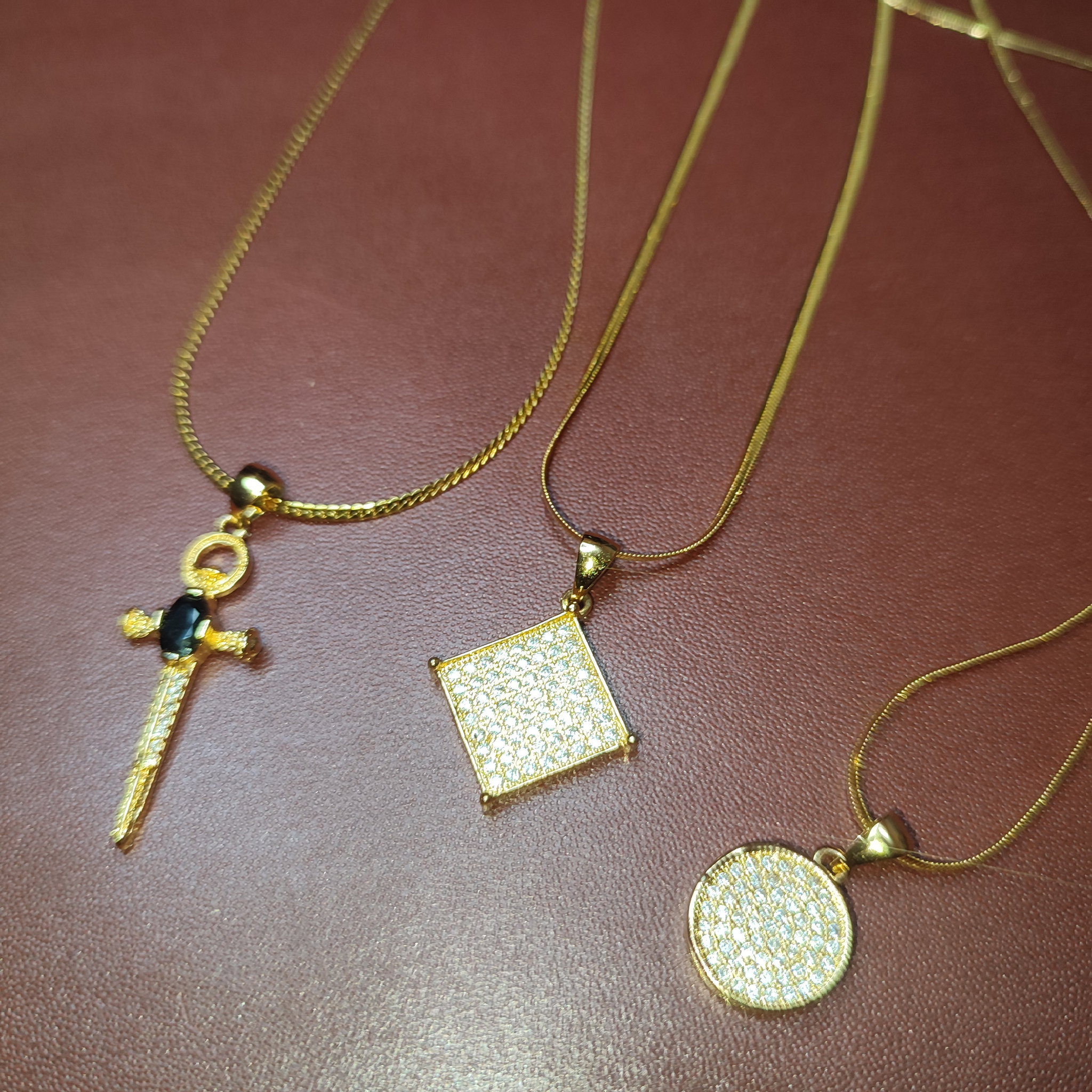 Snake Chain Necklaces (gold)_1