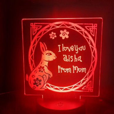 Acrylic LED Light (vinyl design)_1