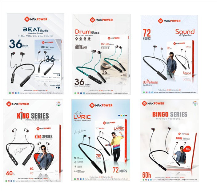 Mak Power Neckband Assorted Model_1
